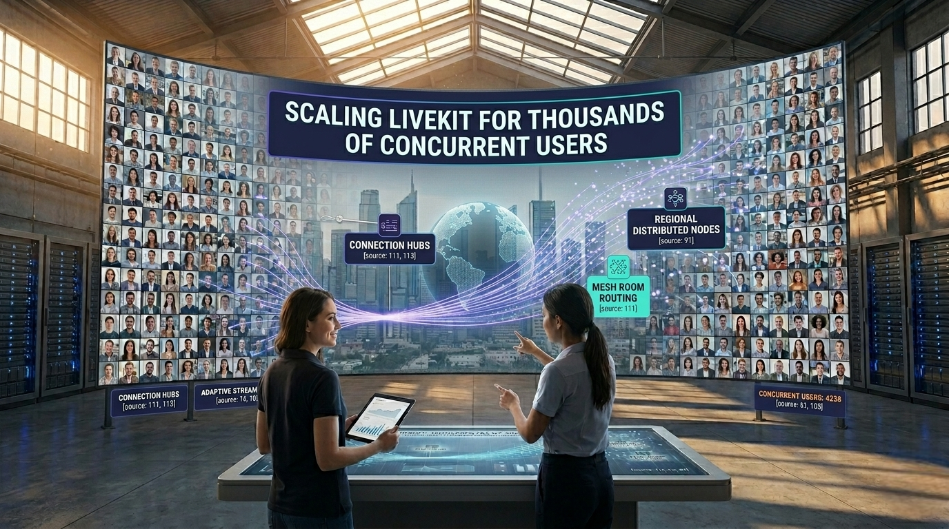 LiveKit Scaling for Thousands of Concurrent Users